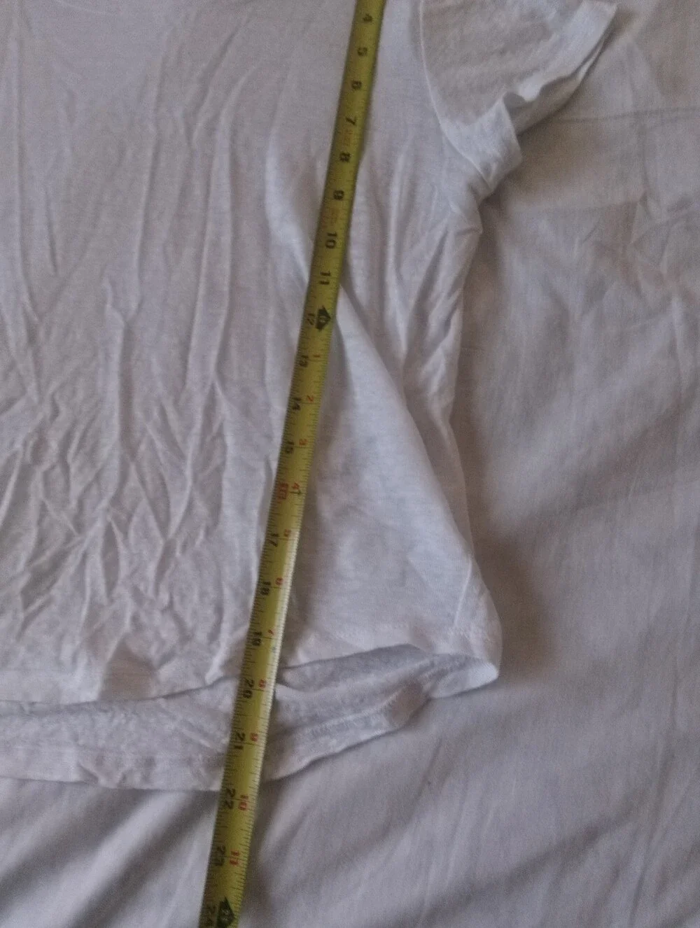 Michael Kors White Short Sleeve Crewneck Linen Tee
